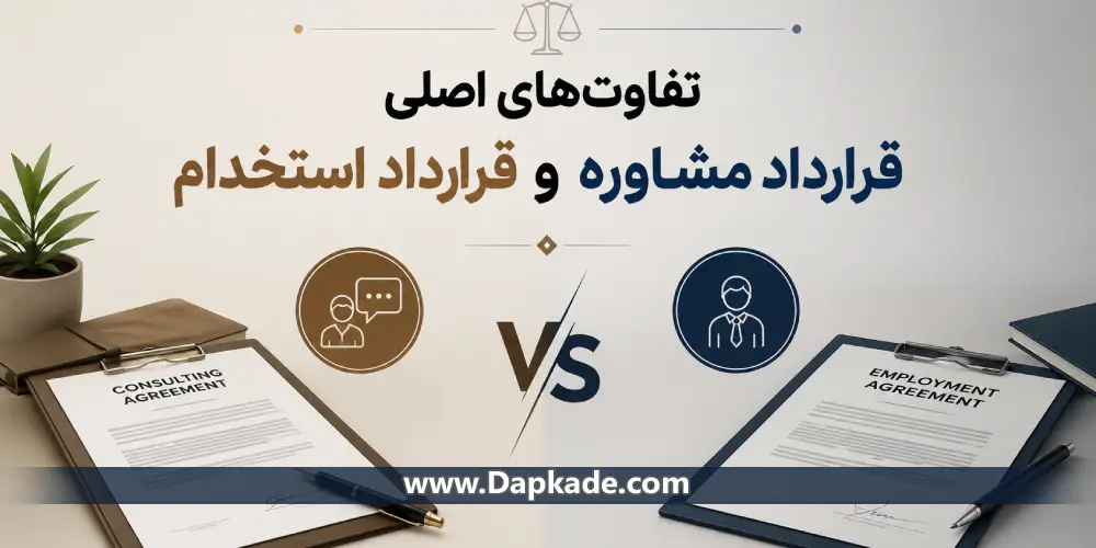 بررسی تفاوت قرارداد مشاوره با قرارداد استخدام