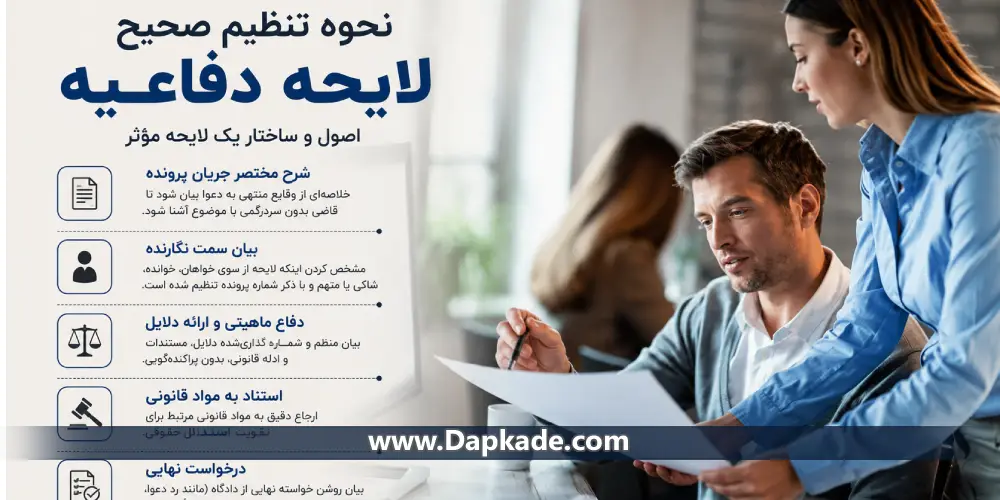 نحوه تنظیم صحیح لایحه دفاعیه