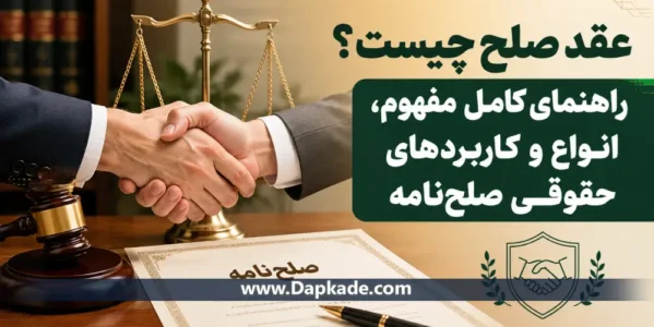 عقد صلح چیست؟